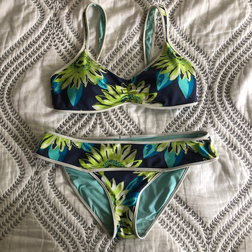 Aerie Scoop Floral Bikini Set